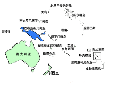 密克罗尼西亚国土面积示意图